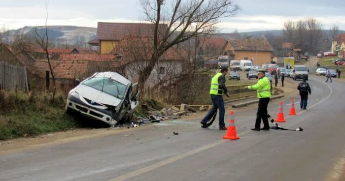 Şoferul a fost oprit într-un final pe raza localităţii Slimnic