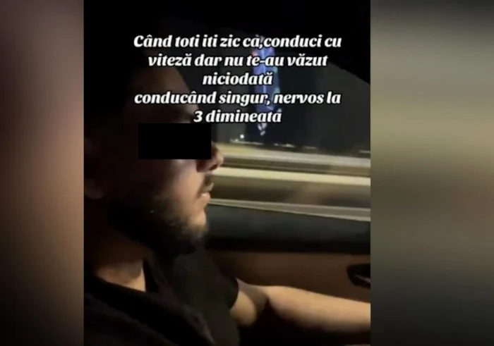 Șoferul care a produs accidentul FOTO: captura video