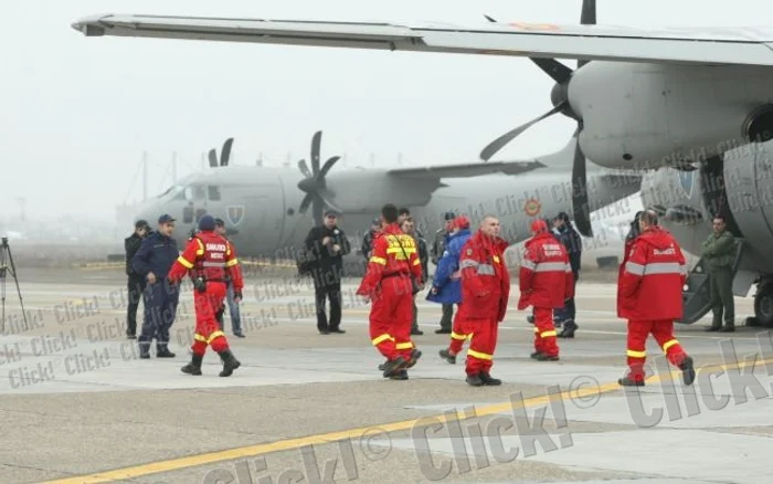 Avionul a plecat în această dimineaţă (foto: Marian Iliescu)