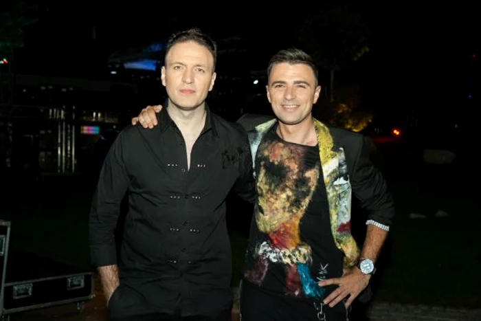 Cornel Ilie (dreapta) si fratele lui, Răzvan