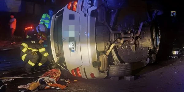 Accident cu patru victime pe Valea Oltului la Tuțulești Vâlcea Foto Ora de Sibiu jpg