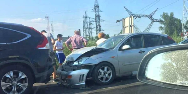 Imagine de la locul accidentului de la Movileni Galaţi FOTO GSDF