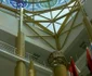 Biblioteca judeţeană Antim Ivireanul din Râmnicu Vâlcea - unicat datorită cupolei vitraliu - cea mai mare din lume Foto Adevărul