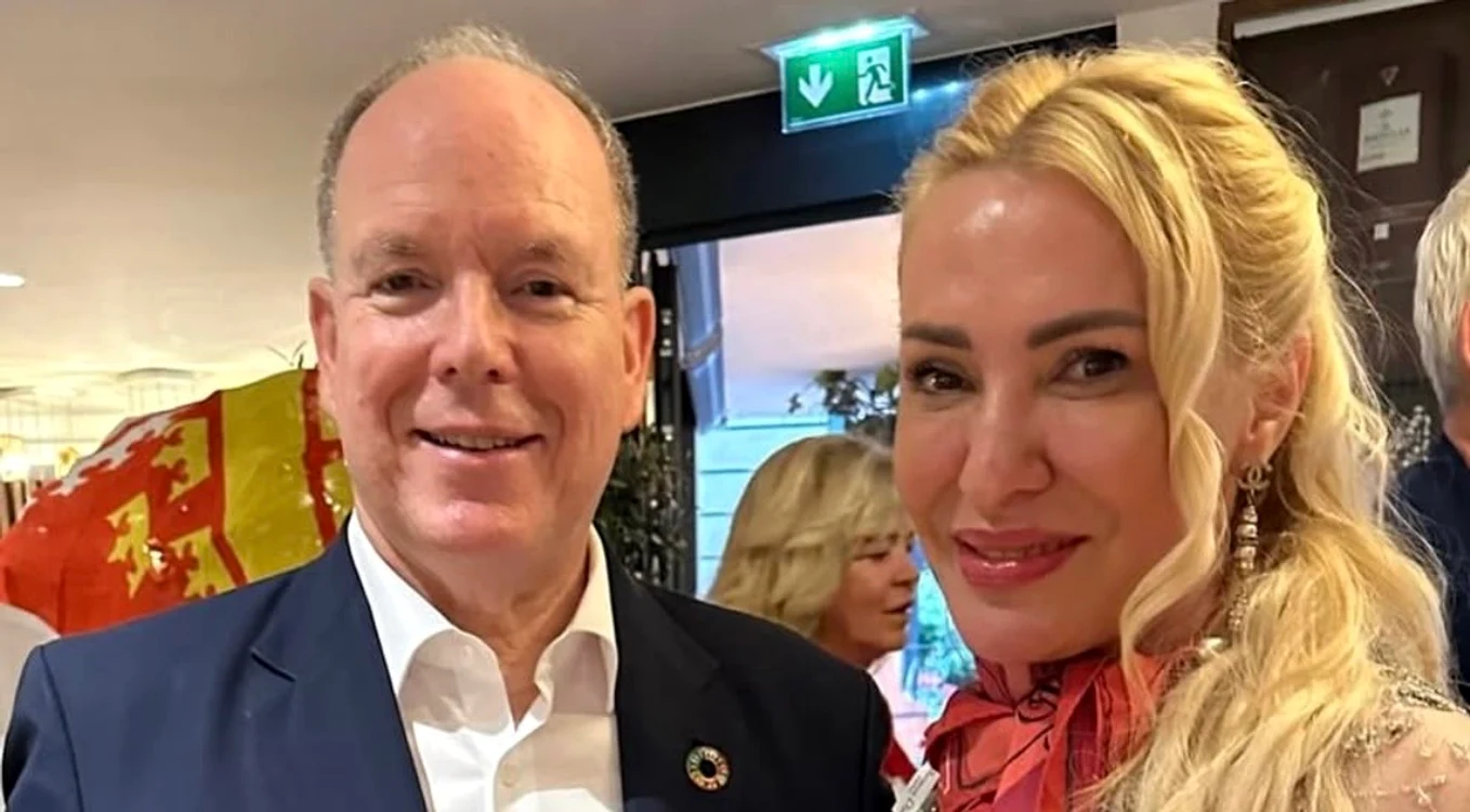 Delia Grace Noble și prințul Albert de Monaco 