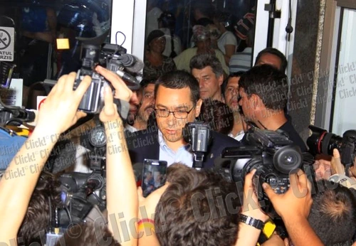 Victor Ponta, la Spitalul Floreasca