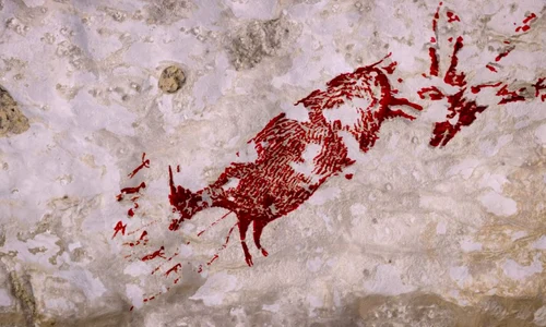 Ce reprezintă cea mai veche pictură rupestră descoperită până în prezent / VIDEO jpeg