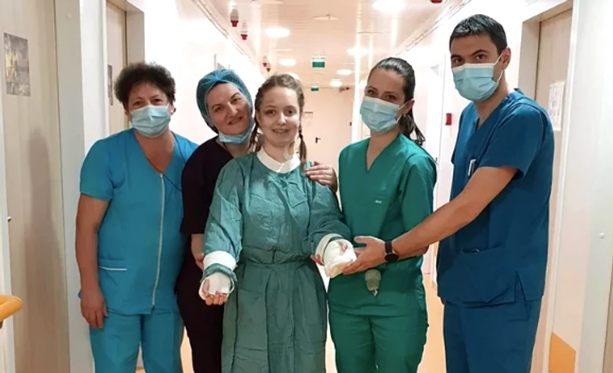 Alexia Tudose se simte tot mai bine  Sursa Foto: Facebook Vally Tudose