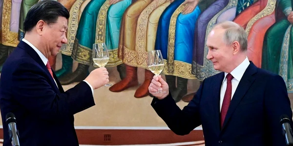 Xi Jinping si Vladimir Putin FOTO Profimedia 