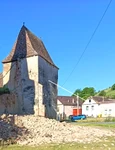 O porțiune a zidului de incintă al Bisericii Fortificate din Moșna s-a prăbușit (© Ministerul Culturii)
