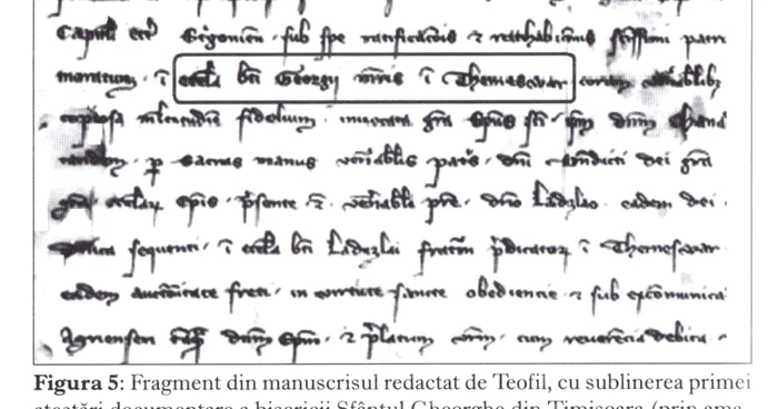 Manuscrisul redactat de Teofil în 1323, aflat în Ungaria