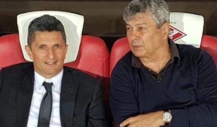 Mircea Lucescu și fiul său, Răzvan Lucescu. Foto Facebook