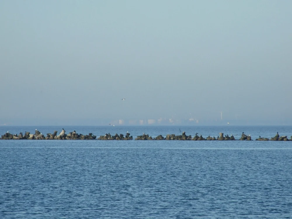 Marea Neagră - vizibilitate perfectă, dincolo de Petromidia, spre Corbu FOTO Sînziana Ionescu