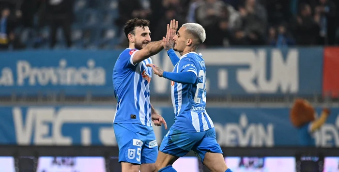 Alexandru Mitriță a urcat Craiova pe primul loc în Superliga. Foto Facebook U Craiova