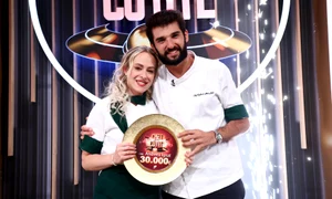 Andreea Ignat si Chef Richard Abou Zaki Foto Chefi la Cutite   Antena 1 jpg