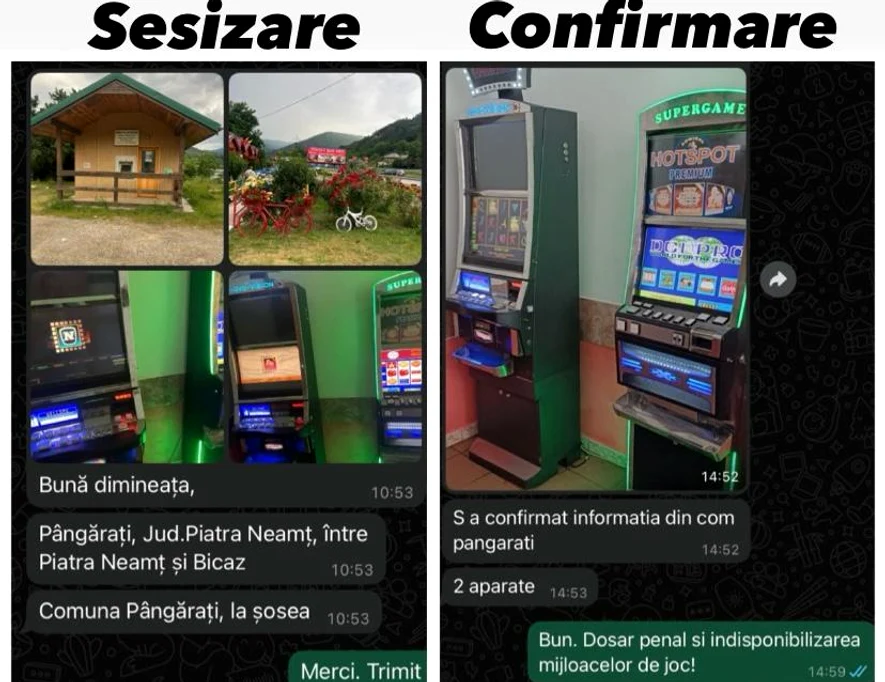 Sesizările se pot face direct pe WhatsApp. FOTO Facebook ONJN