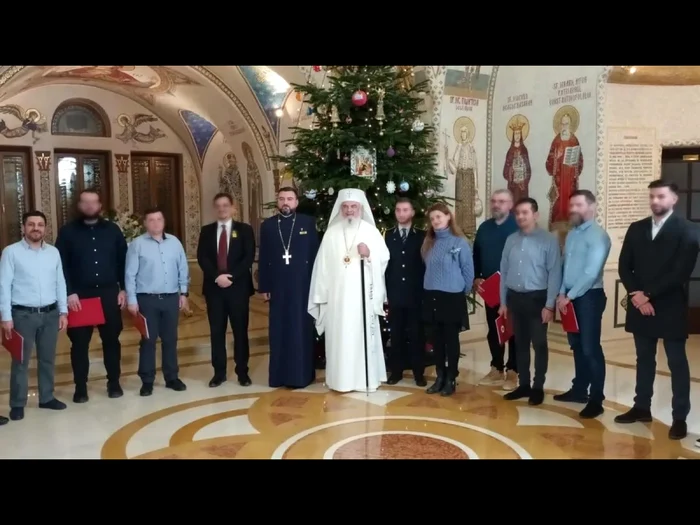 Atas Abdullah și Patriarhul Daniel/FOTO: Captură video Antena 3 CNN