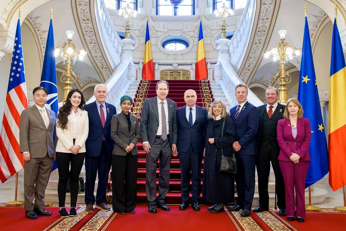 Congresul SUA la București, 15 aprilie 2025. FOTO: presidency.ro