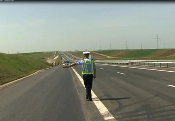 Polițiștii i-au reținut permisul vitezomanului