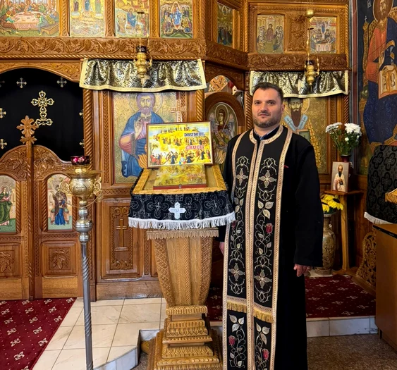 Preotul slujește la Biserica „Vasile cel Mare-Spital” de aproape 10 ani FOTO: A. Mitran
