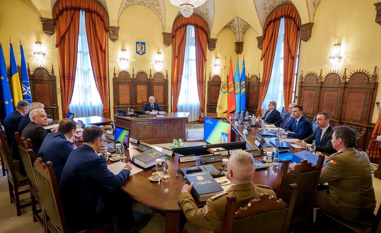Ilie Bolojan, la sedinta CSAT Foto: Administrația Prezidențială