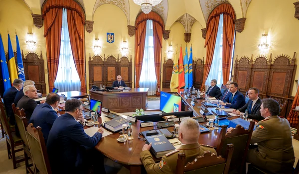 Ilie Bolojan la sedinta CSAT FOTO Presidency