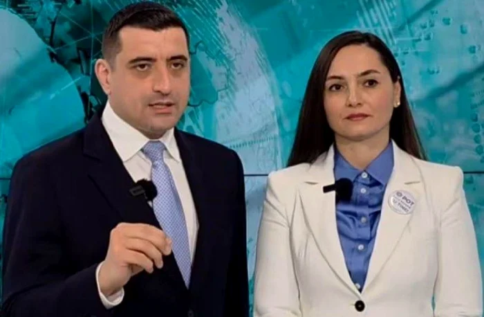 George Simion și Anamaria Gavrilă FOTO Facebook