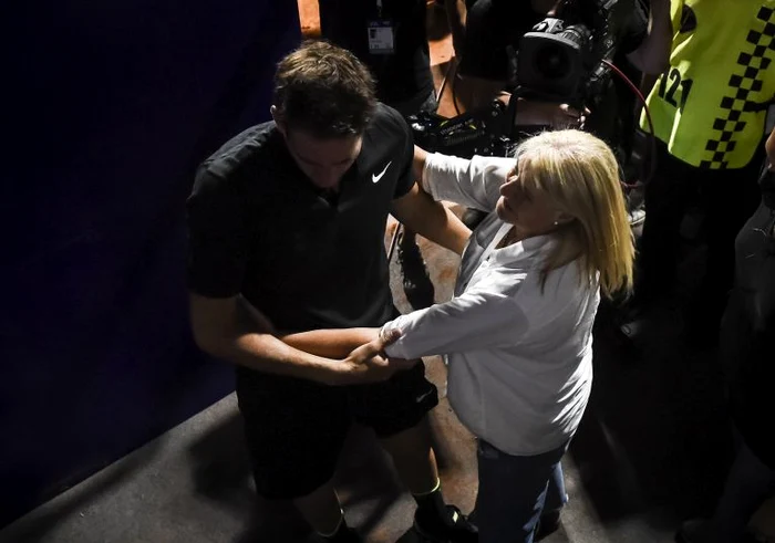 Juan Martin del Potro a fost luat în brațe după meci de mama lui  (FOTO: Guliver/ Gettyimages)