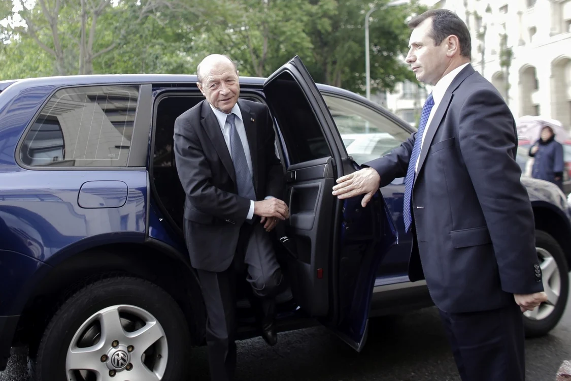 Traian Basescu la Parchetul General Foto: INQUAM PHOTOS