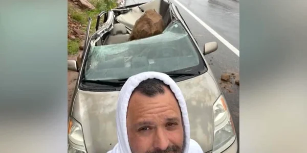 Bărbatul a scăpat ca prin minune FOTO Qué Pasa En Los Angeles jpg