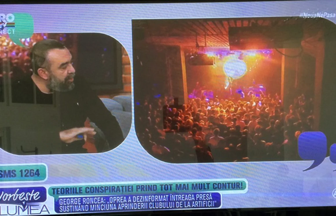 Imagine din emisiunea „Vorbeşe lumea“ în care a fost prezent George Roncea FOTO Paginademedia.ro