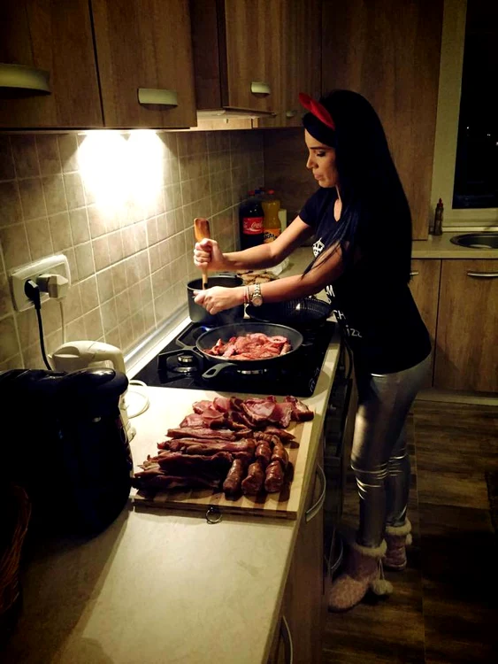 Adelina Pestriţu este o adevărată gospodină