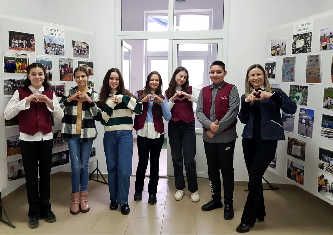 Melania Vamanu își învață elevii să fie în primul rând empatici FOTO arhiva personală