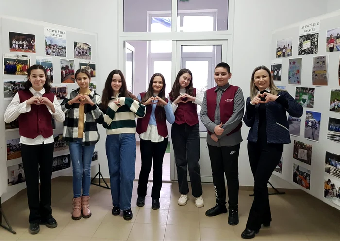 Melania Vamanu își învață elevii să fie în primul rând empatici FOTO arhiva personală