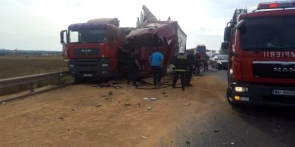 Accident A4 FOTO IPJ Constanta