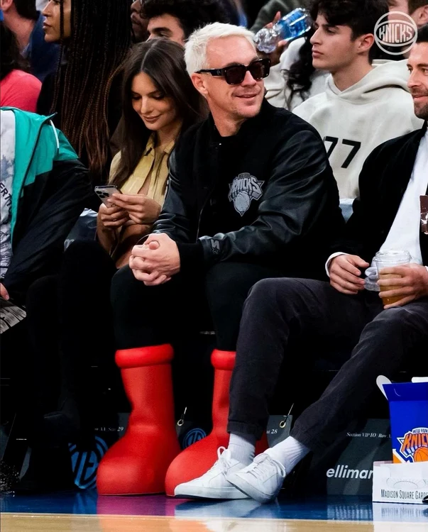 DJ-ul Diplo a purtat cizmele la un meci de baschet / Foto: Instagram