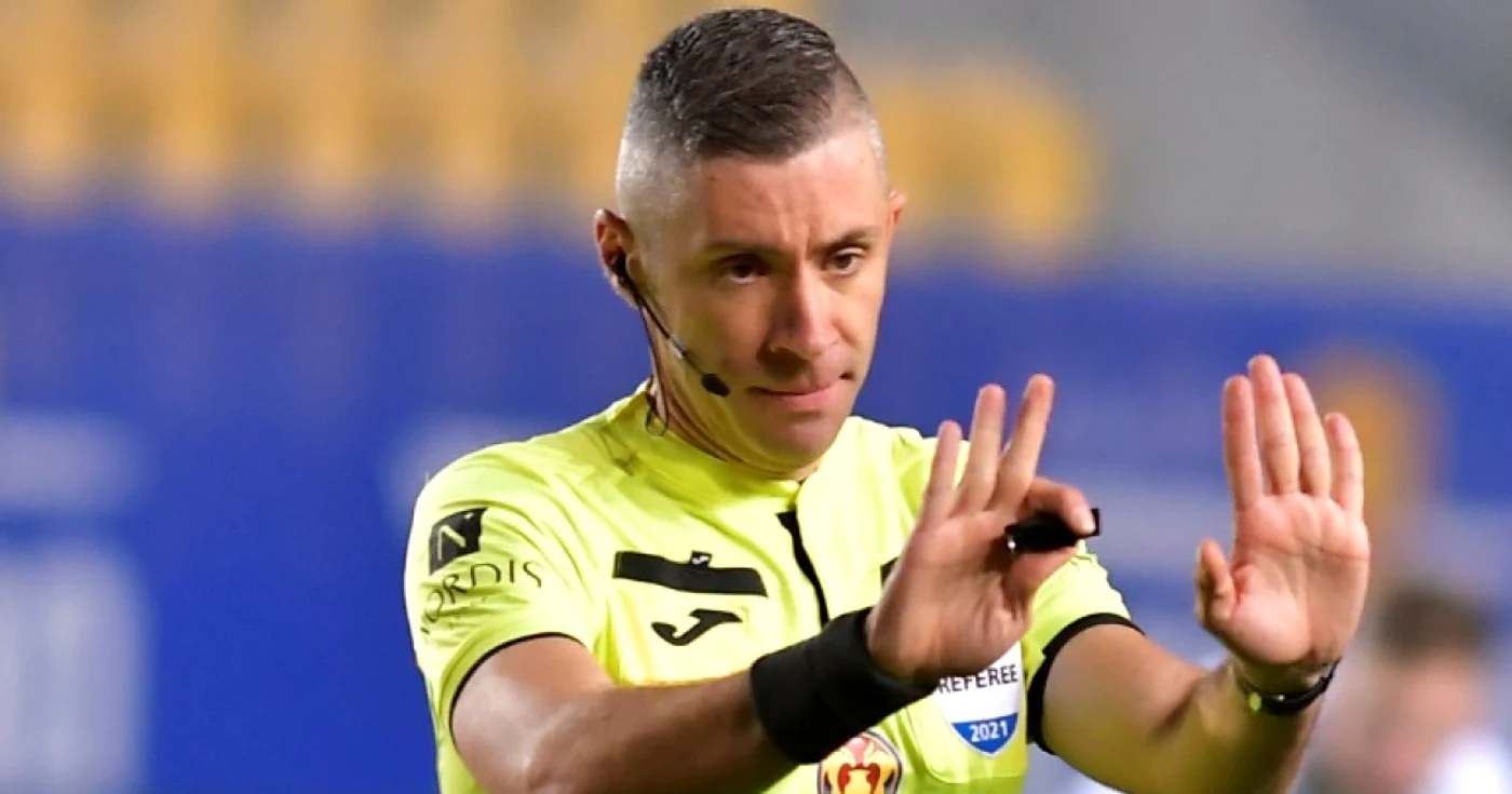 Arbitrul Radu Petrescu, depășit de situație