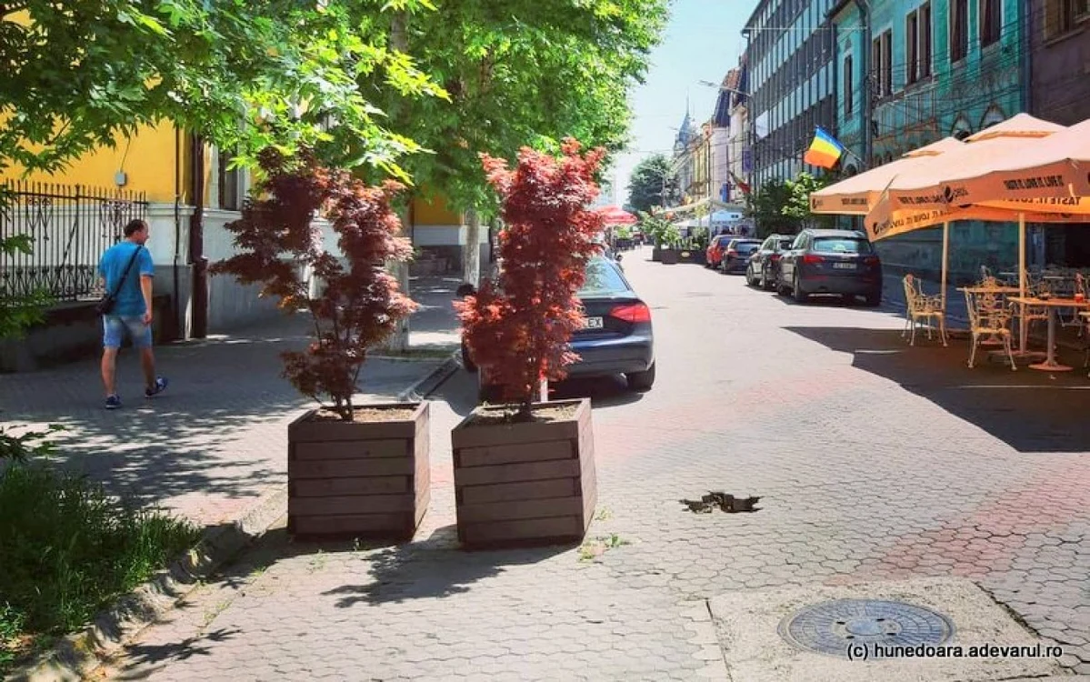 Zona care va fi reabilitată în centrul istoric. Foto: Daniel Guţă. ADEVĂRUL