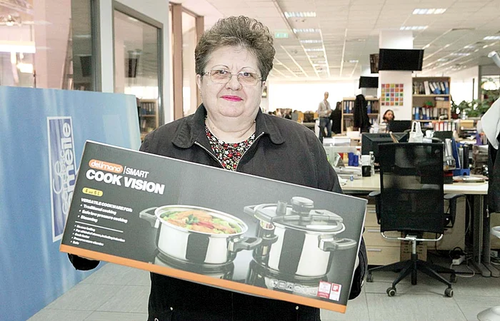 Valentina Dumitrescu a jucat la Click!MANIA în primăvară și a câștigat un super-set de oale