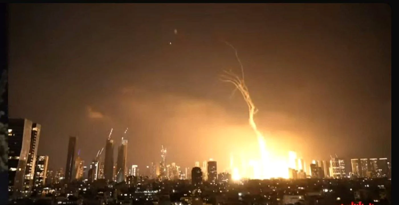 Tel Aviv, ținta rachetelor iraniene/FOTO:X