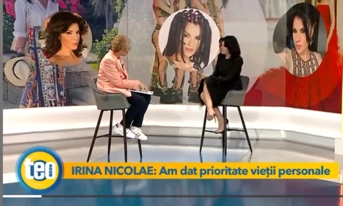 Irina Nicolae a venit în București și face turul emisiunilor