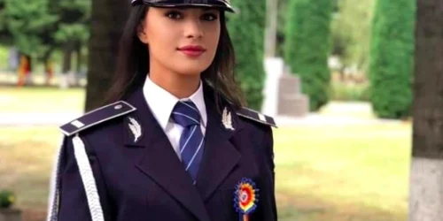 Poliţista Elena Ramona Ţoapă Sursa Facebook Marian Godină