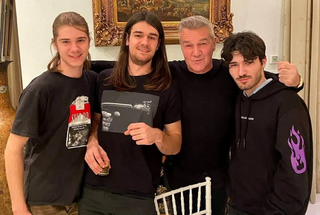 Dan Bittman și copiii lui / foto: Social media