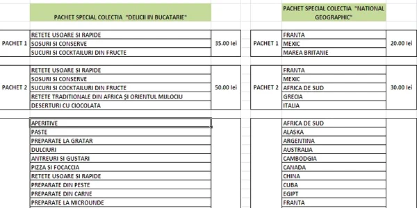 Pachete promoţionale Caravana Adevărul