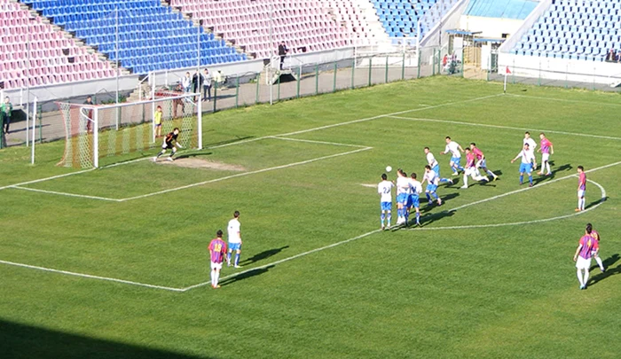 Gloria a reuşit repede să deschidă scorul  FOTO: FC Gloria Buzău