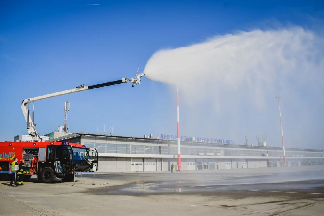 Dotări în premieră în România la Aeroportul Internaţional Sibiu Foto Daniela Cîmpean