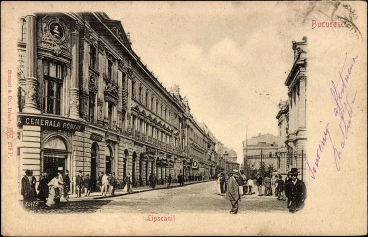 Banca Generală Română și Sucursala Băncii Basarabiei imagine de epocă