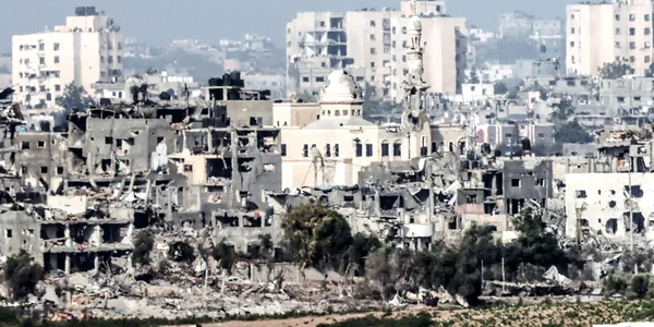 Cladiri distruse in nordul Fasiei Gaza FOTO EPA EFE jpg