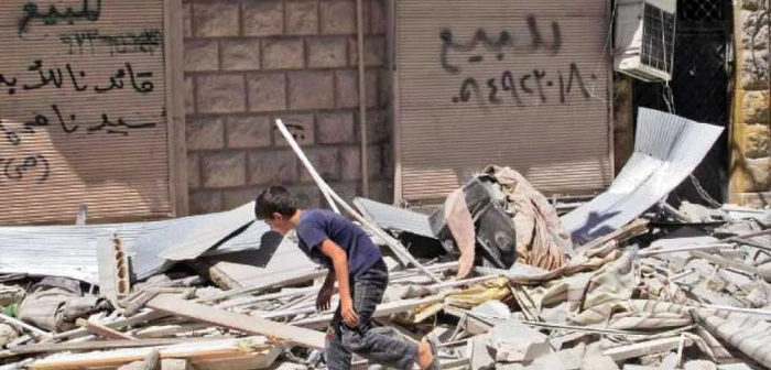 Luptele dintre forţele guvernamentale şi rebeli au dus la devastarea oraşului Alep