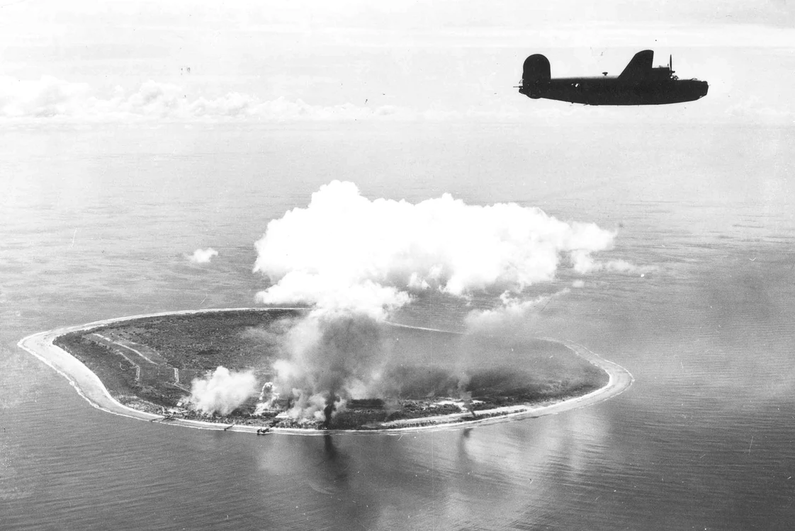 bombardamente in Nauru