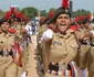 India. Femei militar din Corpul Naţional de Cadeţi la o paradă dedicată Zilei Independenţei Indiei. Eveniment desfăşurat la Secunderabad
